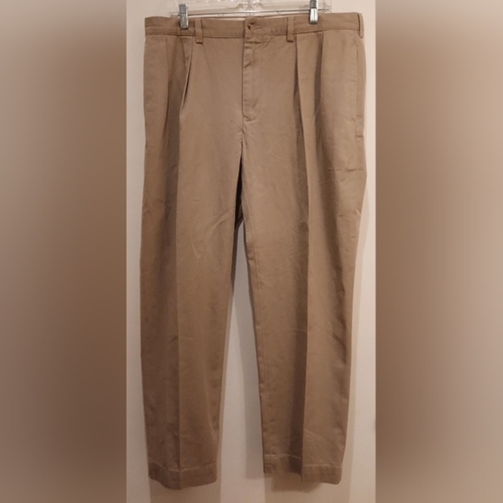 Polo Ralph Lauren Ethan Pant Men's Khaki Pleated Front Pants Size 36X30